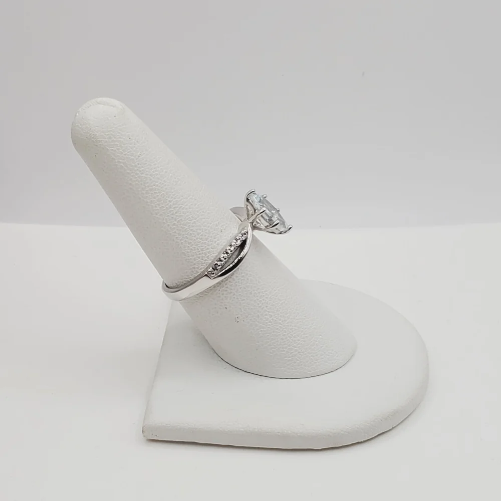 Marquise Cut Aquamarine Solitaire Ring